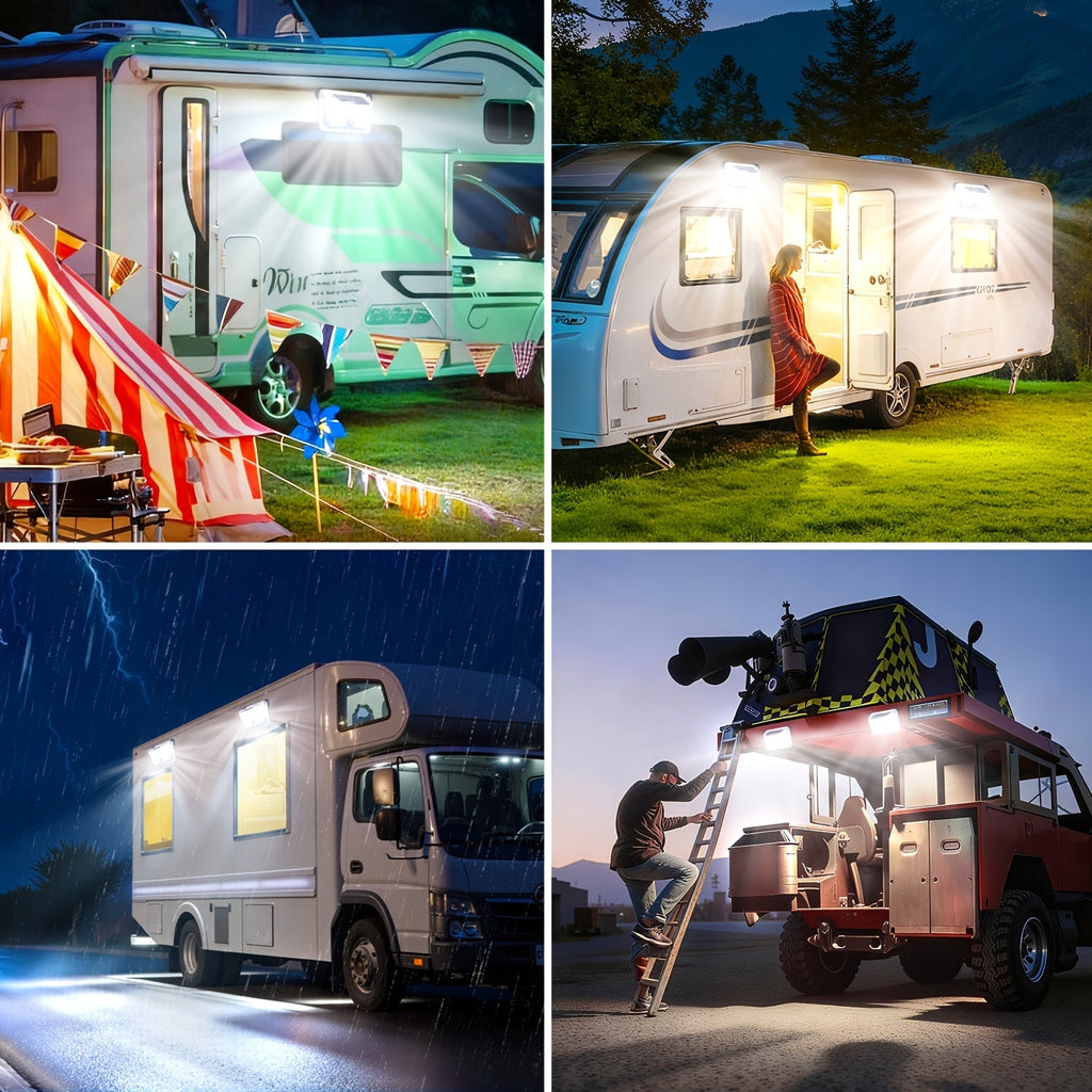 Magnetic RV Solar Motion Light 800LM – 90 LED, 270° Sensor, 3 Modes, IP65 Waterproof, for RV Awning, Camper — image 5