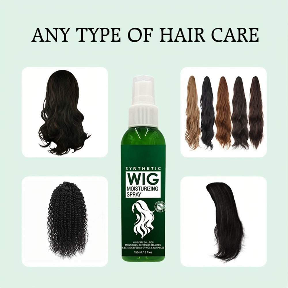 Synthetic Wig Refresher Spray Leave-In Conditioner, Revitalizes & Detangles Wigs & Hairpieces, Cleanses Between Washes — imag