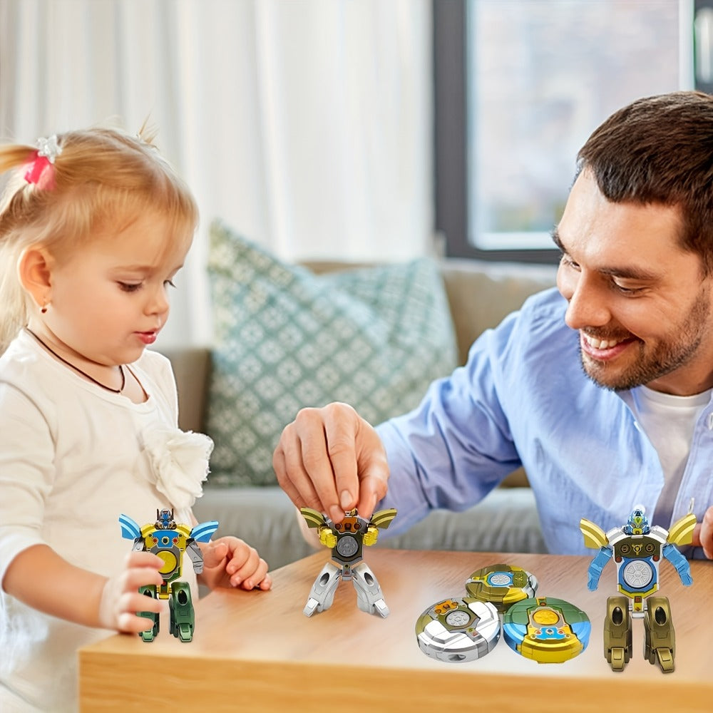 Deformation Robot Fingertip Gyro Fidget Spinner, Creative Finger Gyroscope Toy for Kids & Adults — image 15
