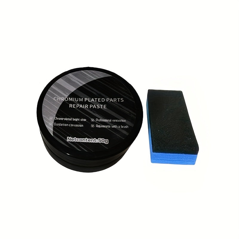 Chrome Trim Repair & Polishing Paste – Car Chrome Restorer for Door Handles, Emblems & Bright Strip Refurbishment — image 15