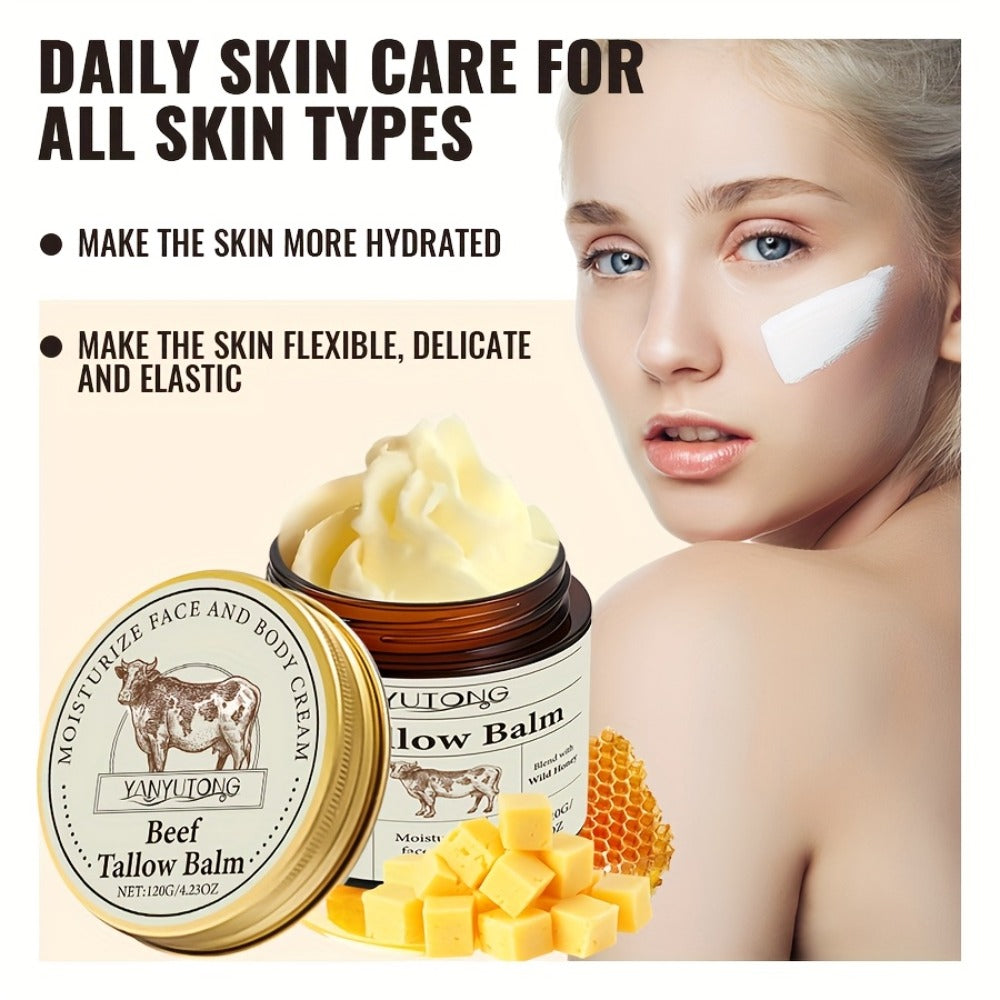 Vanilla Butter Body Cream 100% Natural Grass-Fed for Women Dry Rough Sensitive Skin Nourishing Face Body Lotion 120g — image 
