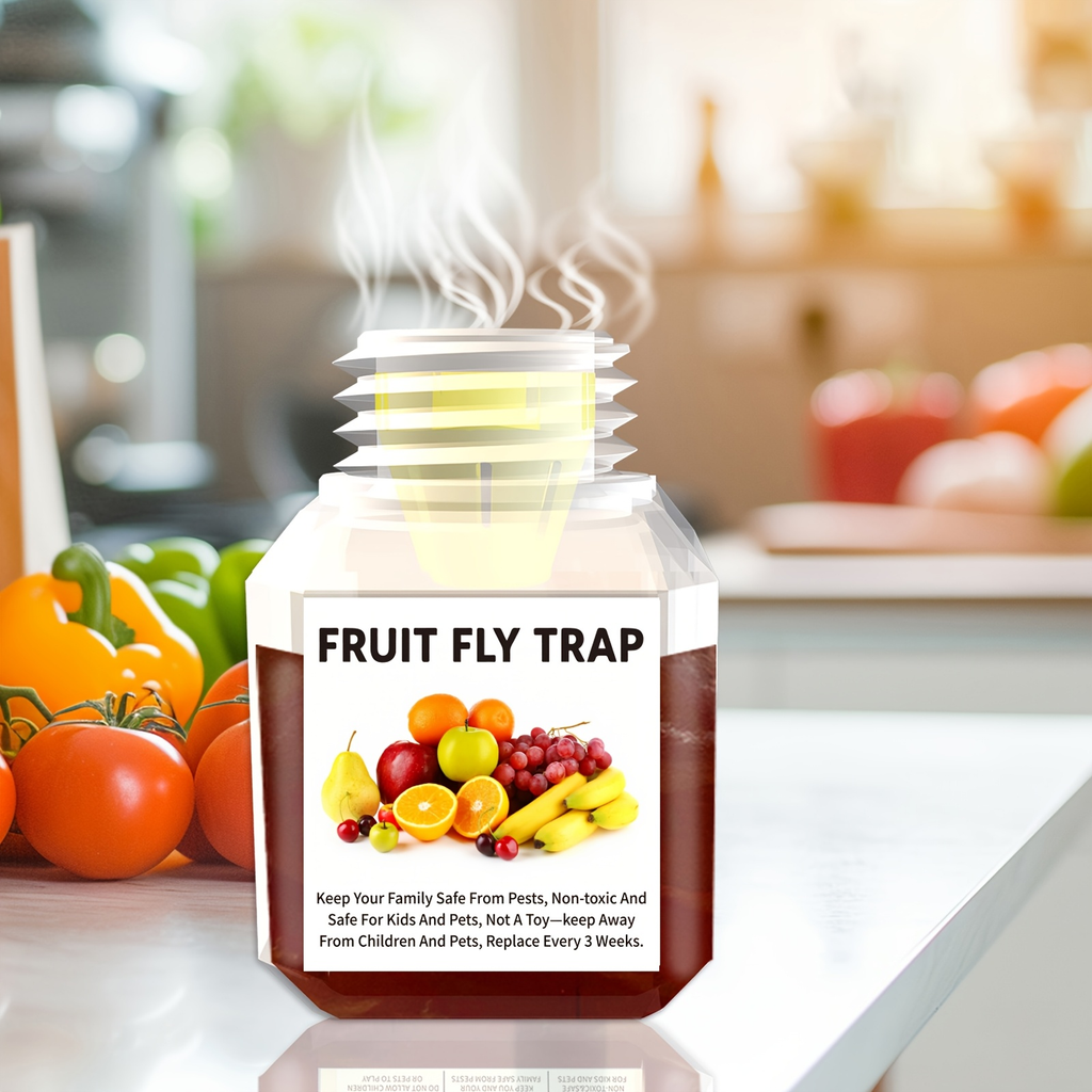 Fruit Fly Trap Indoor Sticky Flying Insect Catcher Bug Trap for Kitchen Home Plant Gnat Whitefly Fungus Gnat Pest Control — i