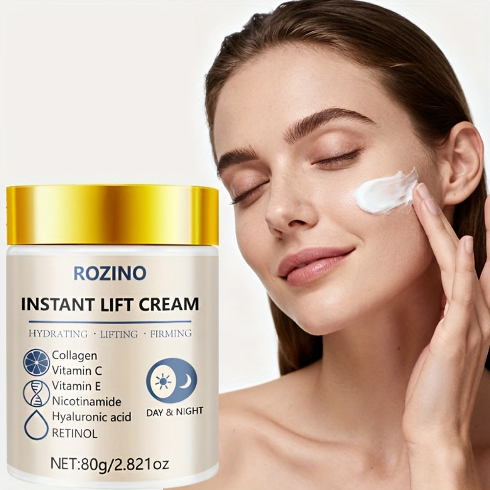 Collagen Niacinamide Face Neck Cream Instant 5-Second Lift Tightening Dark Circles Puffiness ROZINO All Skin Types Sensitive 