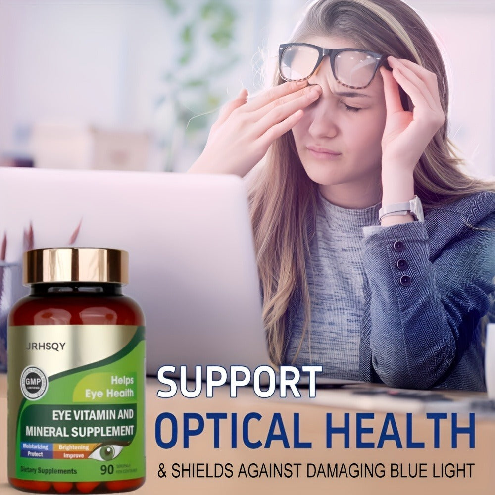Lutein & Zeaxanthin Eye Vitamins Supplement with Zinc, Vitamin C & E, Advanced Vision & Macular Health — image 4