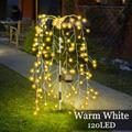 Solar Firecracker Cluster String Lights with 120 LEDs in Warm Color or Multicolor Checkout Options — image 3