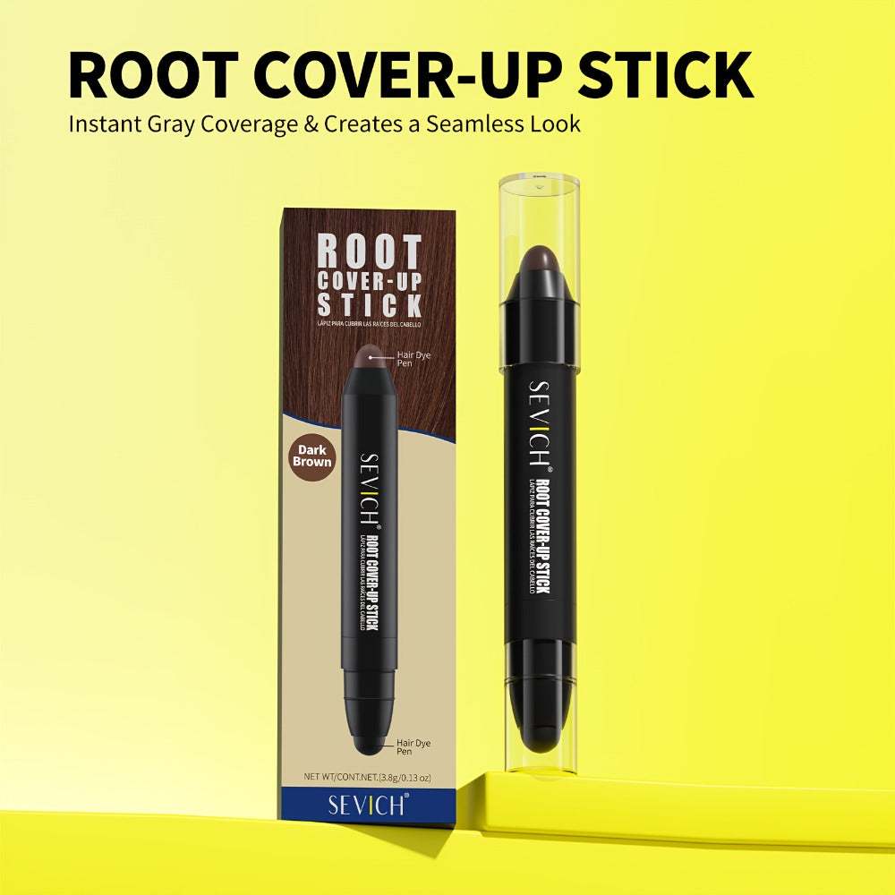 Gray Hair Root Touch Up Pen for Men, Instant Coverage Beard & Hairline Dye Stick, No-Mix Precision Applicator — image 8
