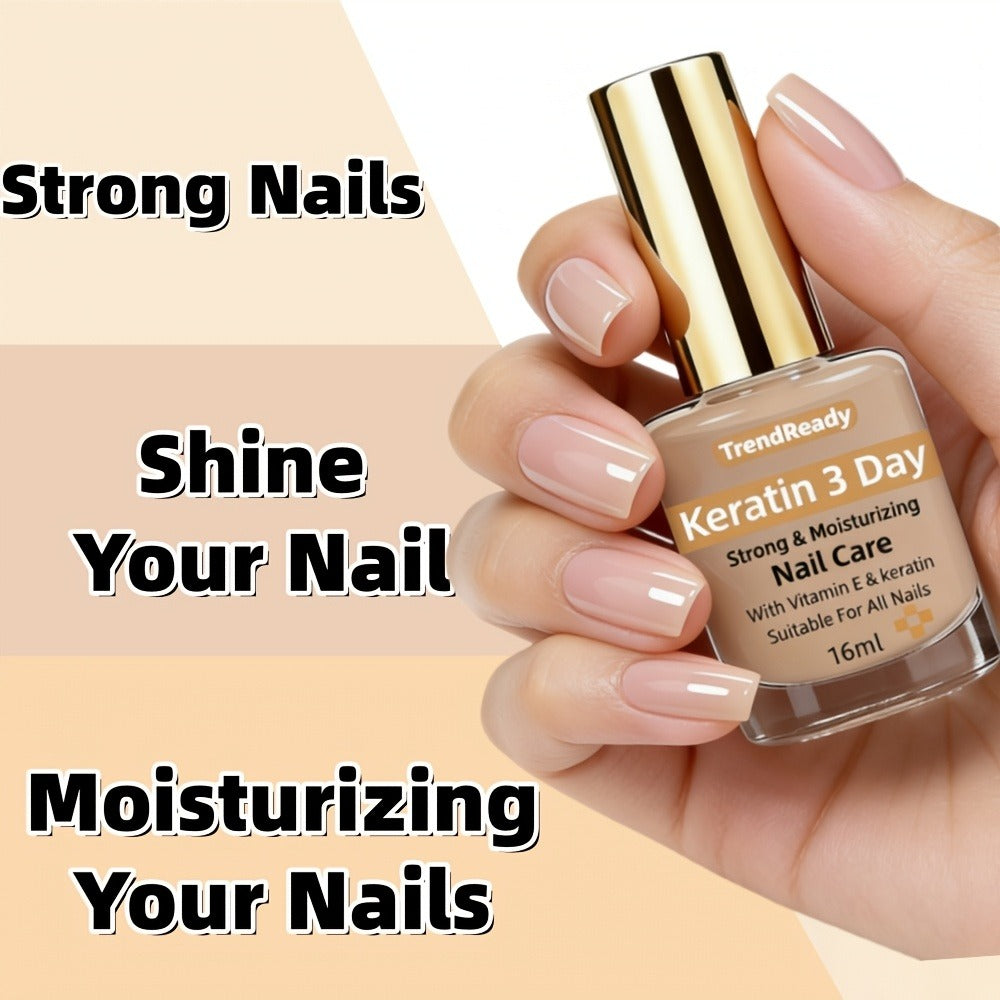 Gold-Cap Nail Care Coating in 16 ml Bottles with Two- or Four-Piece Quantity Options and Beige Labels — image 5