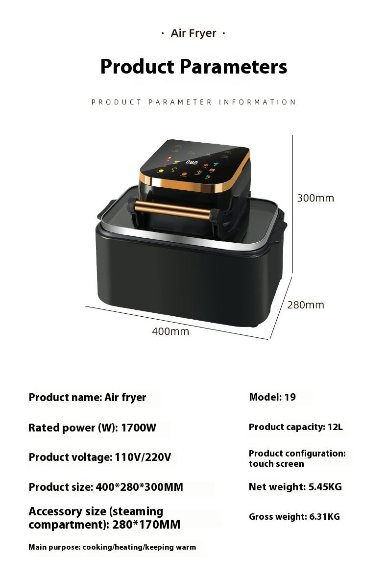 Smart Loop Air Fryer Flip Electric Oven