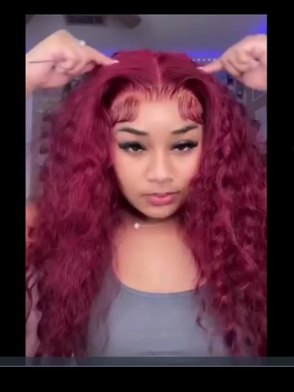 Lace Front Wig 24in Deep Curly Style with 13x4 Lace, 180% Density and Ginger Orange Color Choice — image 9