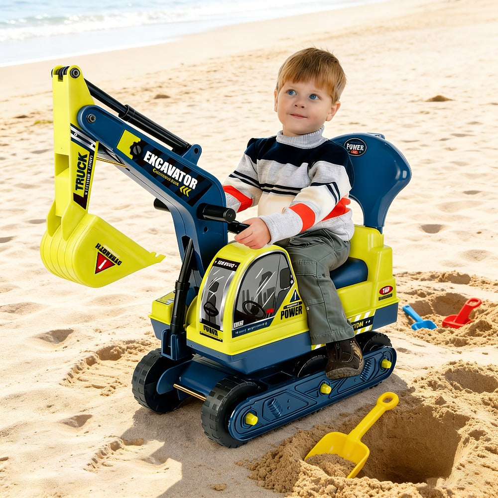 Ride-On Excavator Toy for Kids with Manual Digging Arm with the Listed Color, Size or Set Options for Everyday Use — image 4