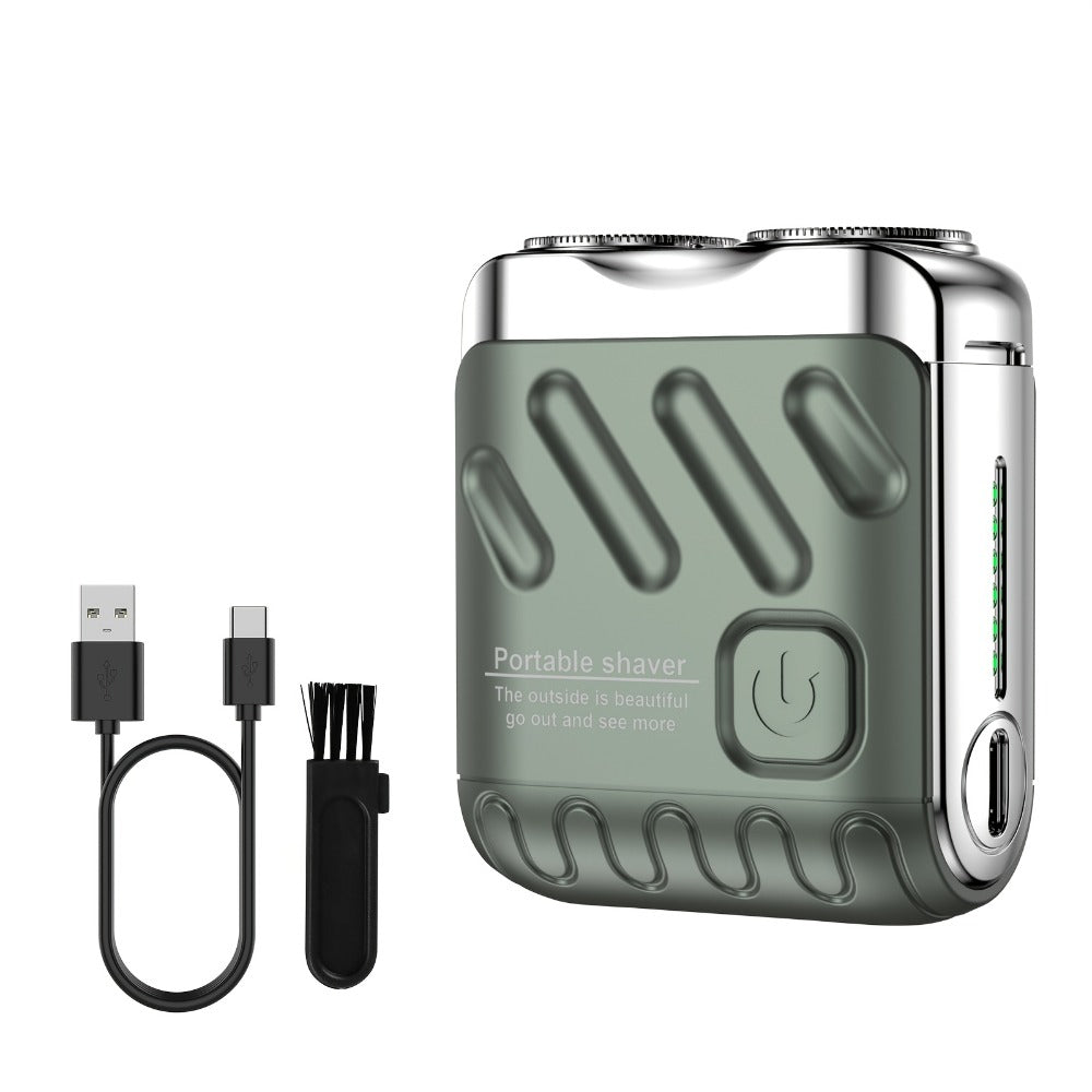 Electric Shaver Magnetic Dual-Blade Mini Razor with Two Speeds, USB Charging and Select Waterproof Options — image 11