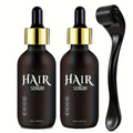 Hair Growth Serum Kit with Derma Roller, Anti Hair Loss Follicle Stimulating Scalp Treatment Essence — image 7