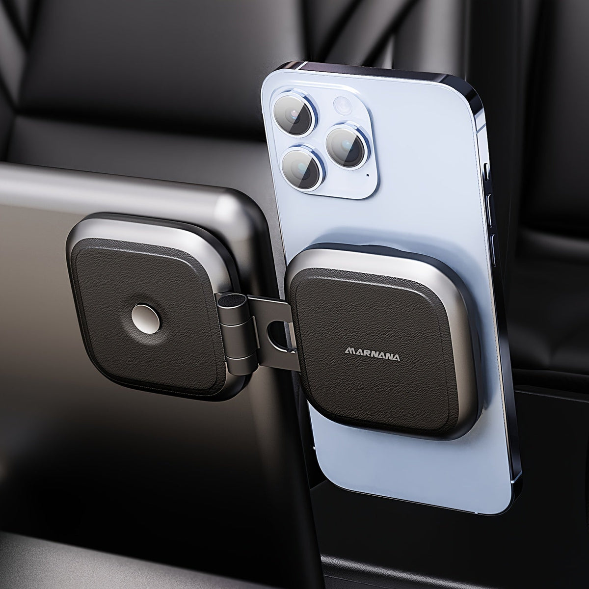 Foldable Magnetic Car Phone Mount for Pictured Model 3 or Model Y Center-Screen Installation — image 11