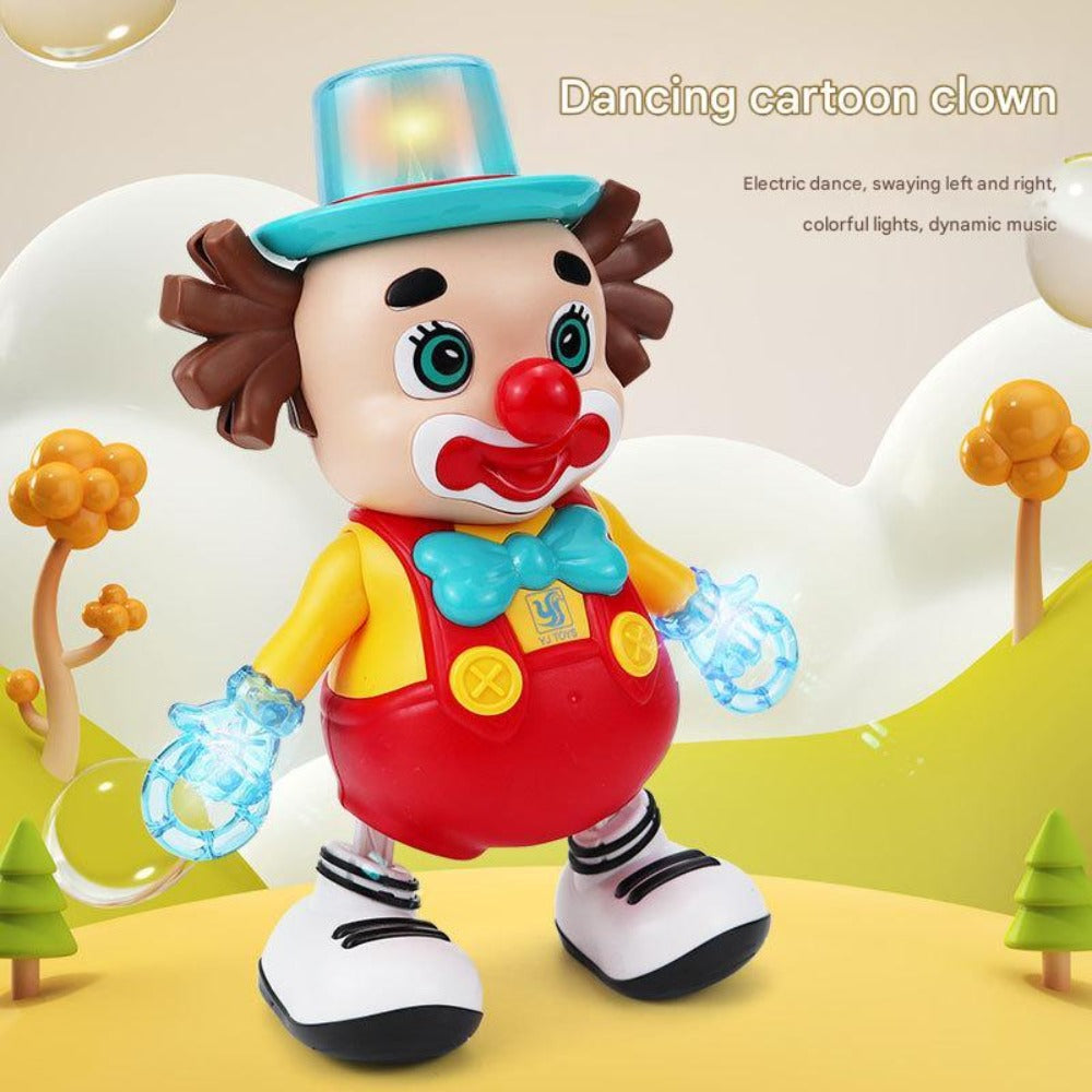 Dancing Clown Toy Doll with Light & Music, Swinging Fidget Toy for Kids Boys & Girls, Funny Weird Halloween Decoration — imag