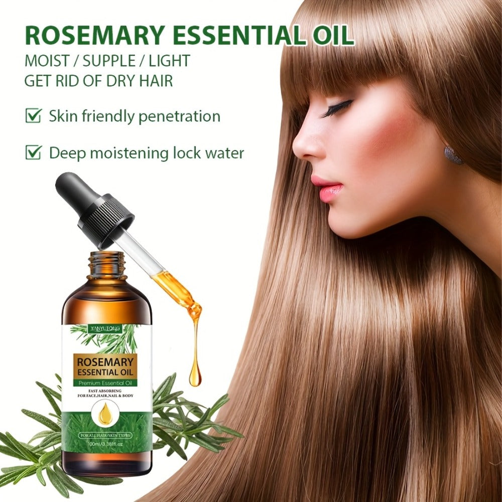Essential Oil Rosemary External-Use Dropper Bottle with 1-Piece, 2-Piece or 1.01oz Available Options — image 10
