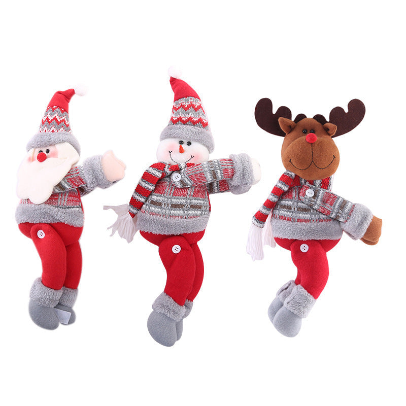 Christmas Curtain Buckle Tieback – Plush Holiday Holdback