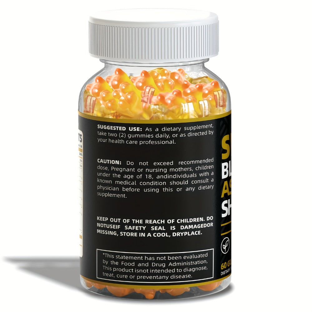 Immune Support Gummies with Sea Moss 1445mg, 10-in-1 Superfood Blend with Black Seed Oil, Ashwagandha — image 11