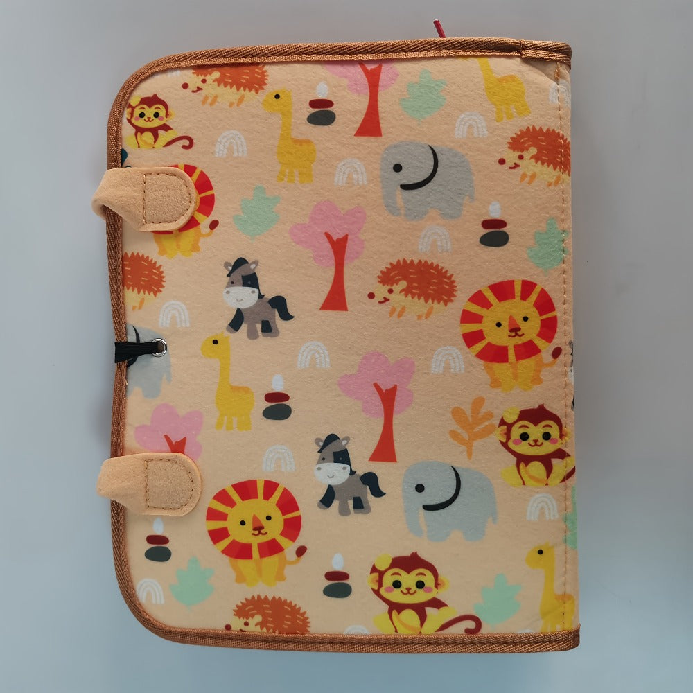 Busy Board for Toddlers 1 2 3 Years Old Montessori Sensory Activity Travel Toy with Zippers Buckles Buttons Laces — image 5