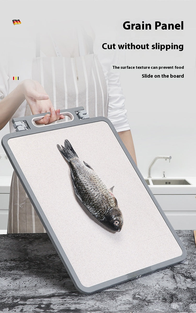 Cutting Board 304 Stainless Steel Chopping Board Kitchen Plastic Cutting Board Sharpening Double-sided Cutting Board