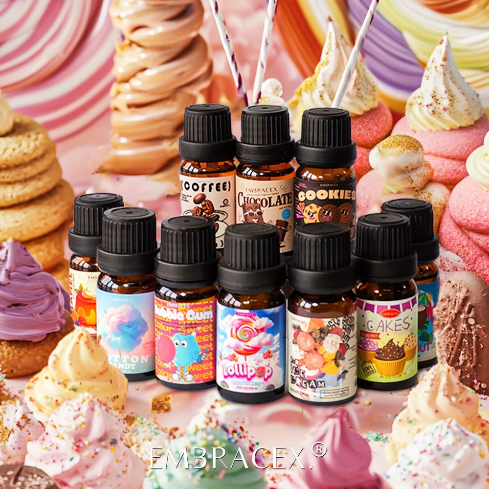 Lollipop Scented Fragrance Oil 10ml Alcohol Free Sweet Aroma for Diffuser Body Massage DIY Candle Soap Making Unisex Gift Wom