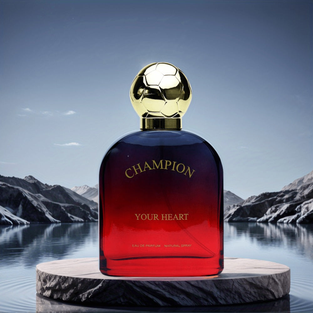 Men's Cologne Champion Your Heart 100ml Eau de Toilette Spray in Red Gradient Bottle with Presentation Box — image 5