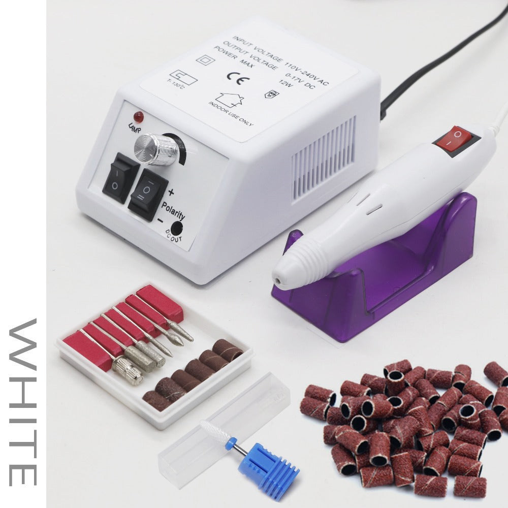 Electric Nail Drill 20000 RPM Console Kit with 6 Bits, 50 Sanding Bands and Standard or 8-in-1 Options — image 24