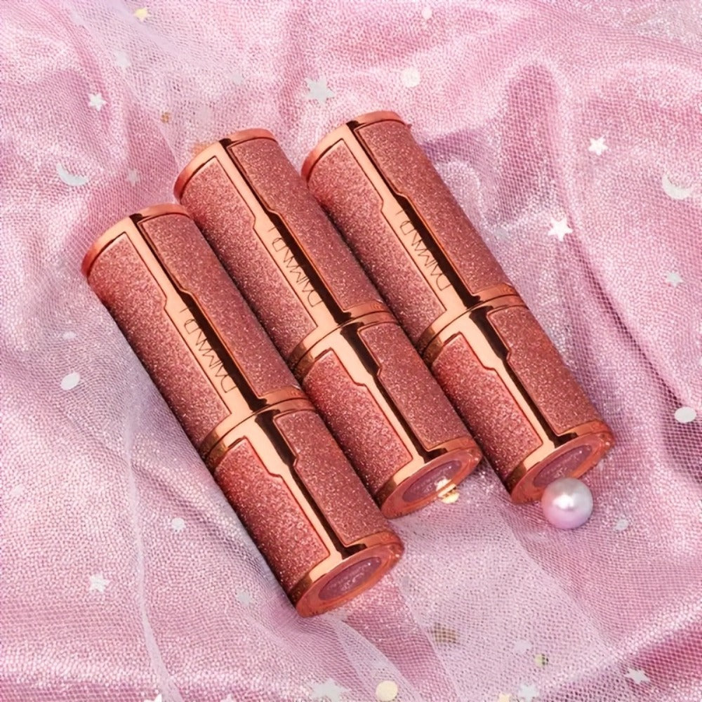 Shimmer Lipstick Set 2 Piece, Starry Sky High Gloss Waterproof Lip Color, Durable Glossy Shiny Lips Makeup for Women — image 