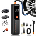 Cordless Tire Inflator Portable Air Compressor – USB-C Rechargeable, Digital Gauge, 3X Fast Inflation for Car Tires, Bikes — 