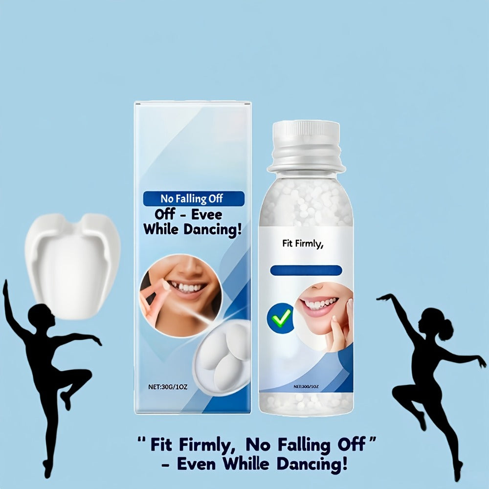Temporary False Tooth Kit DIY Cosmetic Dental Moldable Thermoplastic Realistic Fit for Missing Broken — image 16
