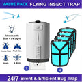 Mosquito Trap Indoor Electric Insect Catcher with Replacement Lure Refill Core for Home Bedroom Kitchen Fruit Fly Flying Bug 