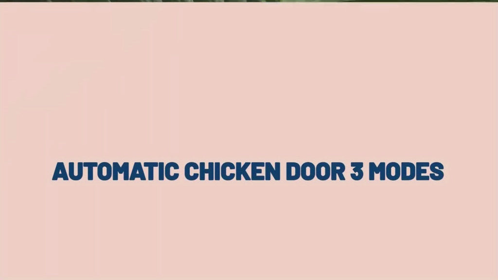 Chicken Coop Door, Timer Light Sensor Anti-Pinch Auto Open for Garden, Patio and Yard Use, with Listed Configuration — image 