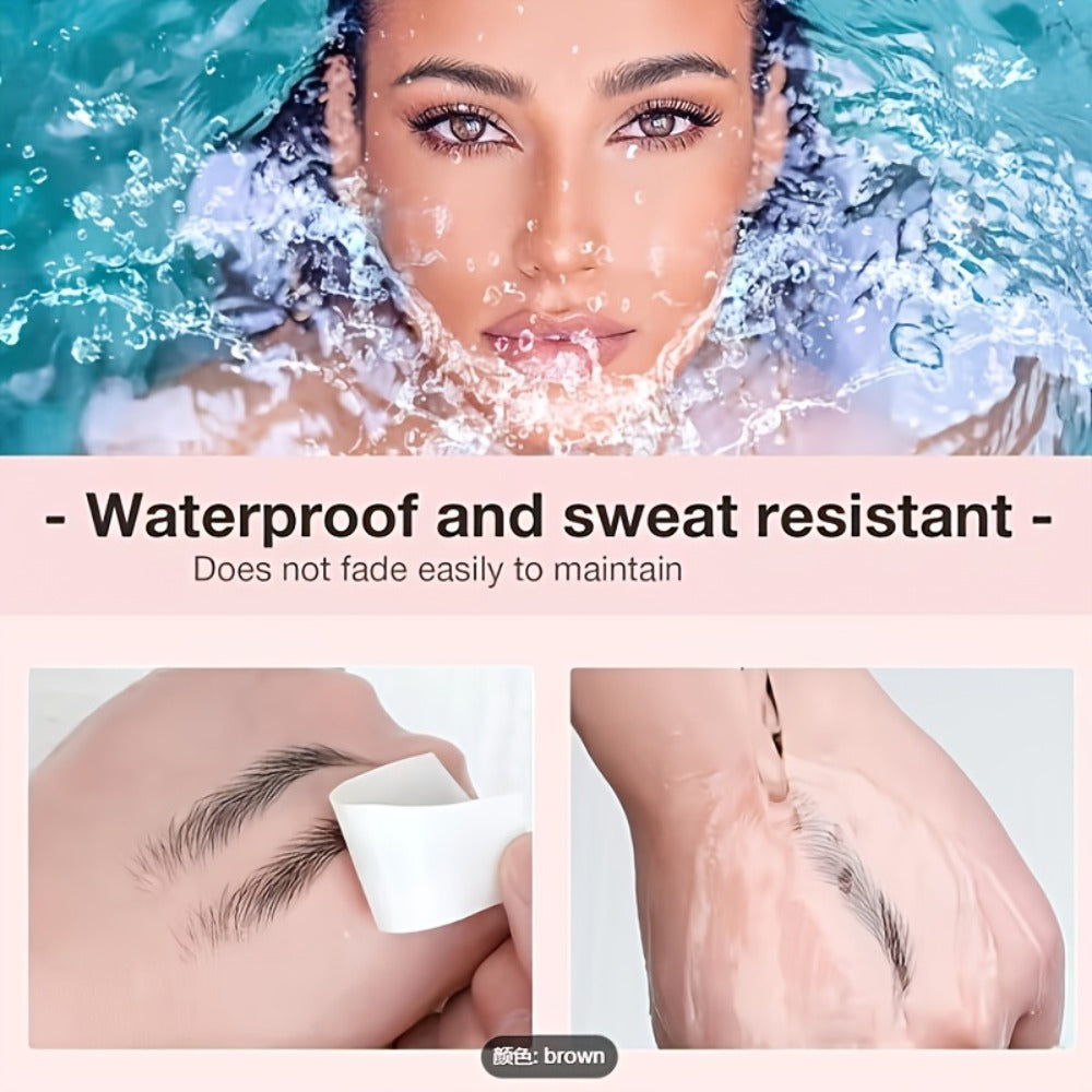 6D Eyebrow Tattoo Stickers Waterproof 8 Pcs for Women Girls, for Temporary Body Art, Festivals and Costumes — image 4