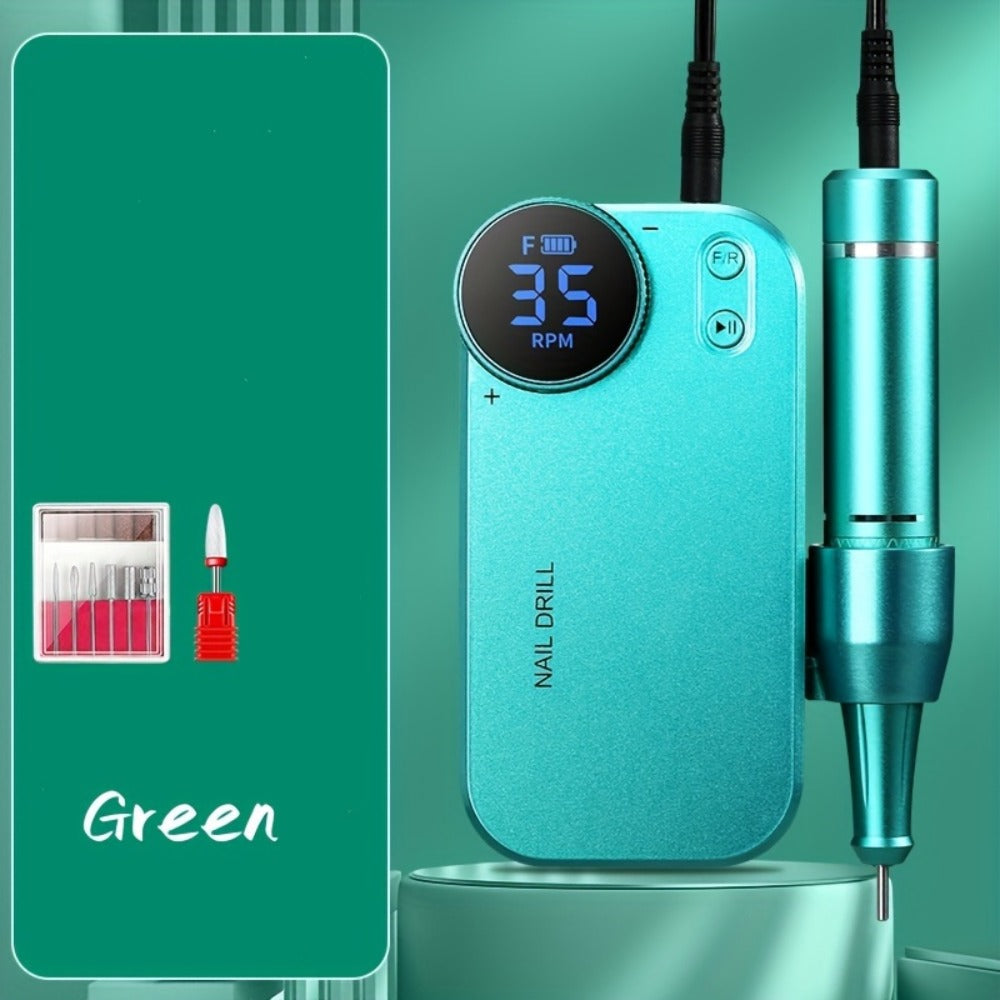 Electric Nail Polisher & Buffer Rechargeable High Power, Professional Manicure Pedicure Machine for Nail — image 11