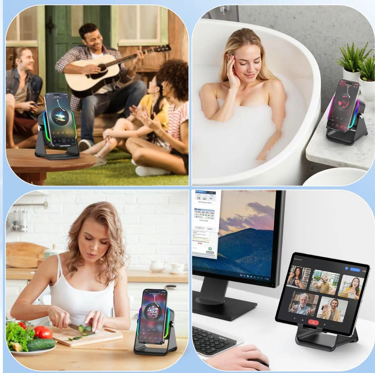 GlowAmp 5-in-1 Speaker Stand