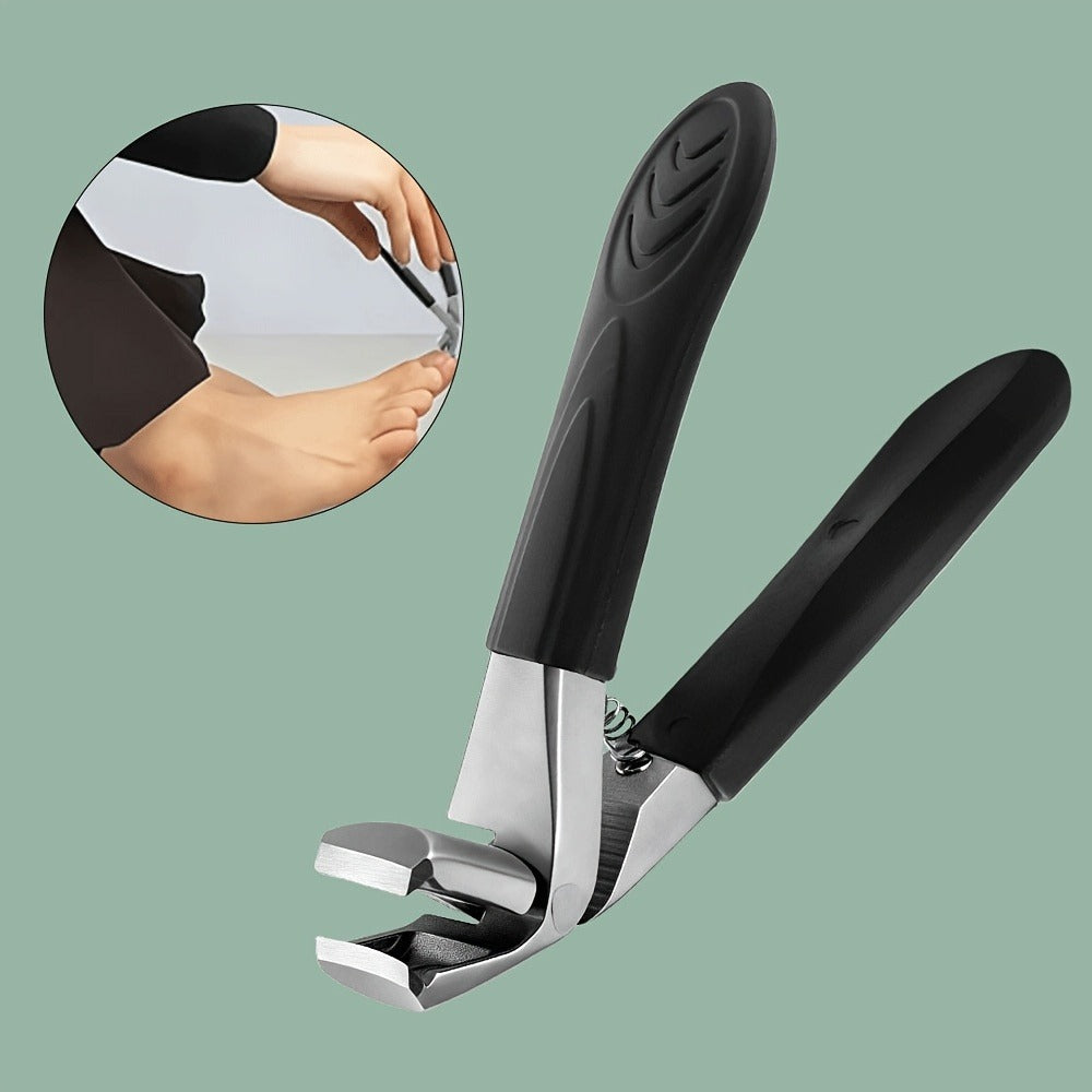 Toenail Clippers Set 7pcs Heavy Duty Wide Jaw – Professional Stainless Steel Pedicure Kit for Thick & Ingrown Toenails — imag