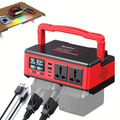Battery Inverter for Dewalt 20V & 18V - 200W/350W/550W DC to AC 110V, USB, Type-C & AC Outlet, LED Work Light — image 5