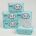 100% Cotton Disposable Face Towels Draw-Style Box 200 400 600 Count, for an Everyday Personal Care Routine — image 14
