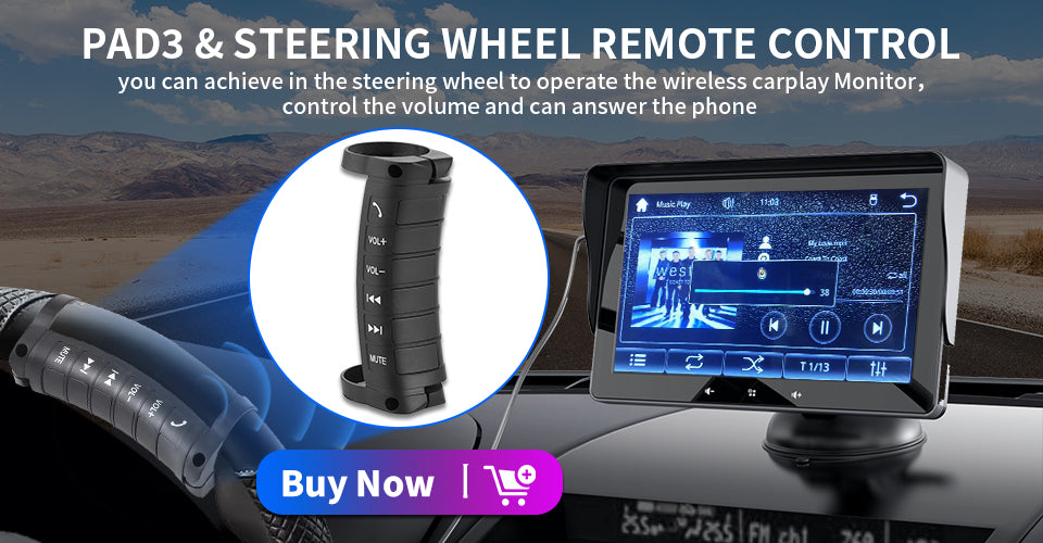 7 Car Wireless CarPlay Display Cigarette Lighter Interface Suction Cup Universal