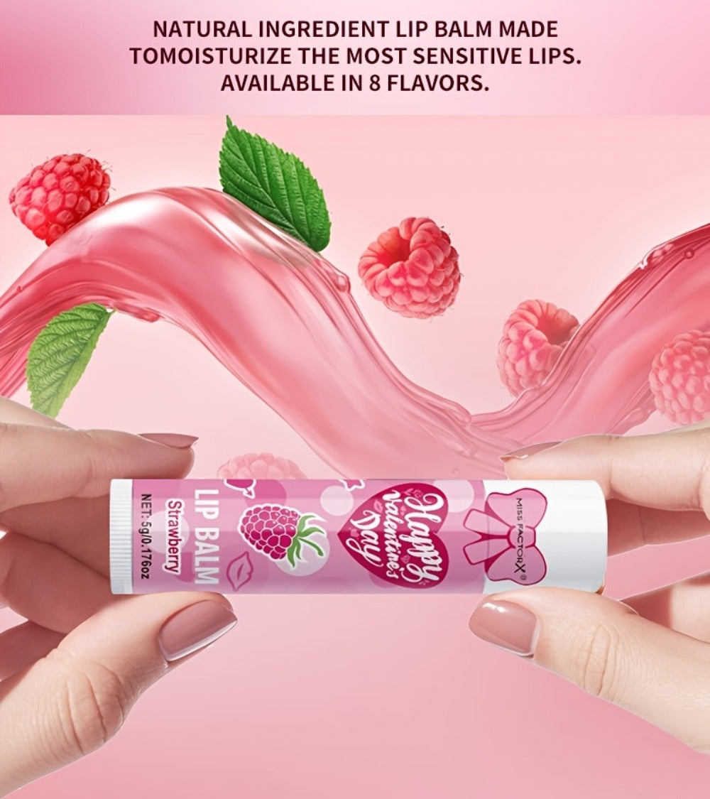 Glossy Tinted Lip Balm Set 20 PCS Gift Box – Moisturizing Long-Lasting Hydration Replenishing Lip Care for Dry Sensitive Lips