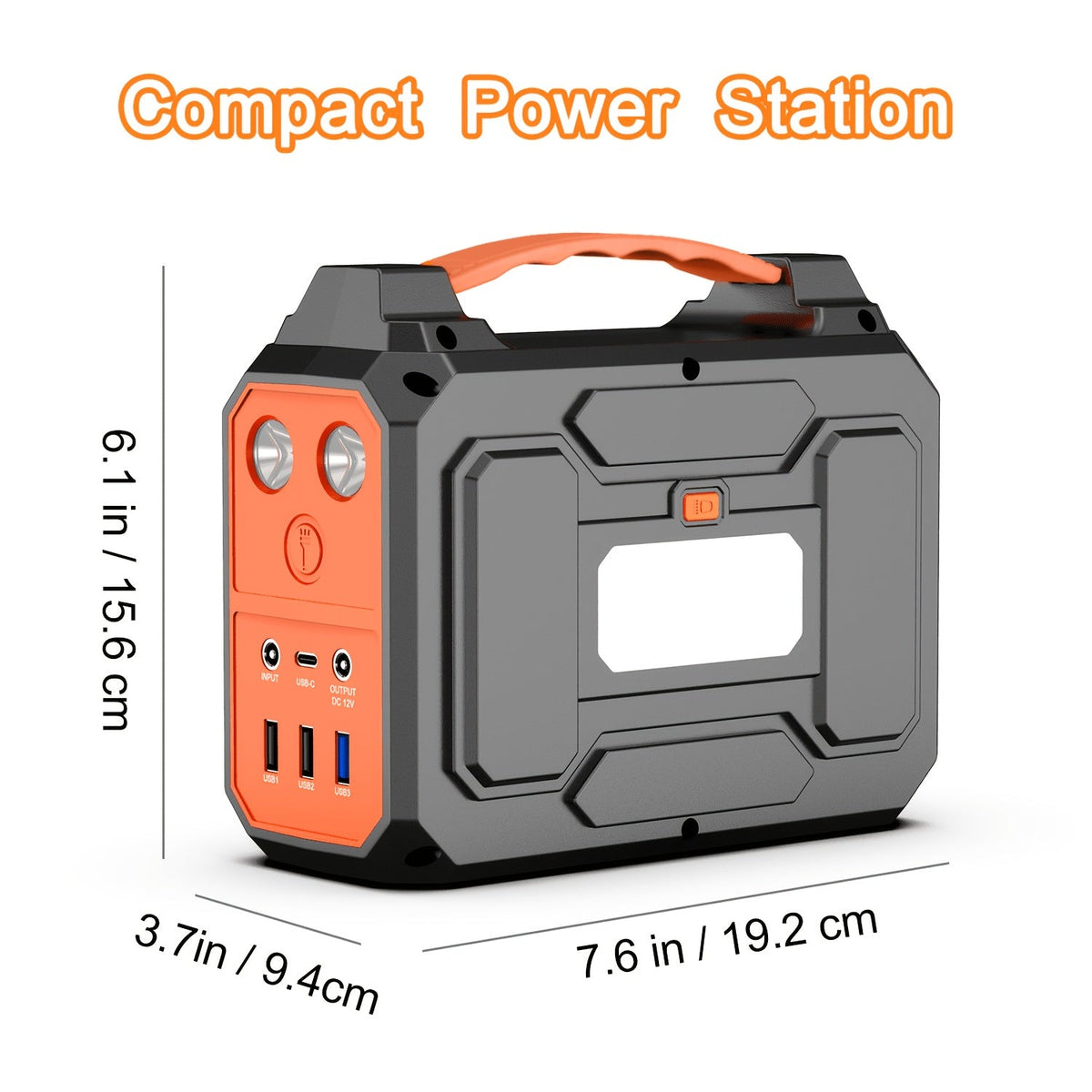 Portable Power Station with 146Wh or 300W Source Configurations, AC, DC, USB and LED Light — image 6