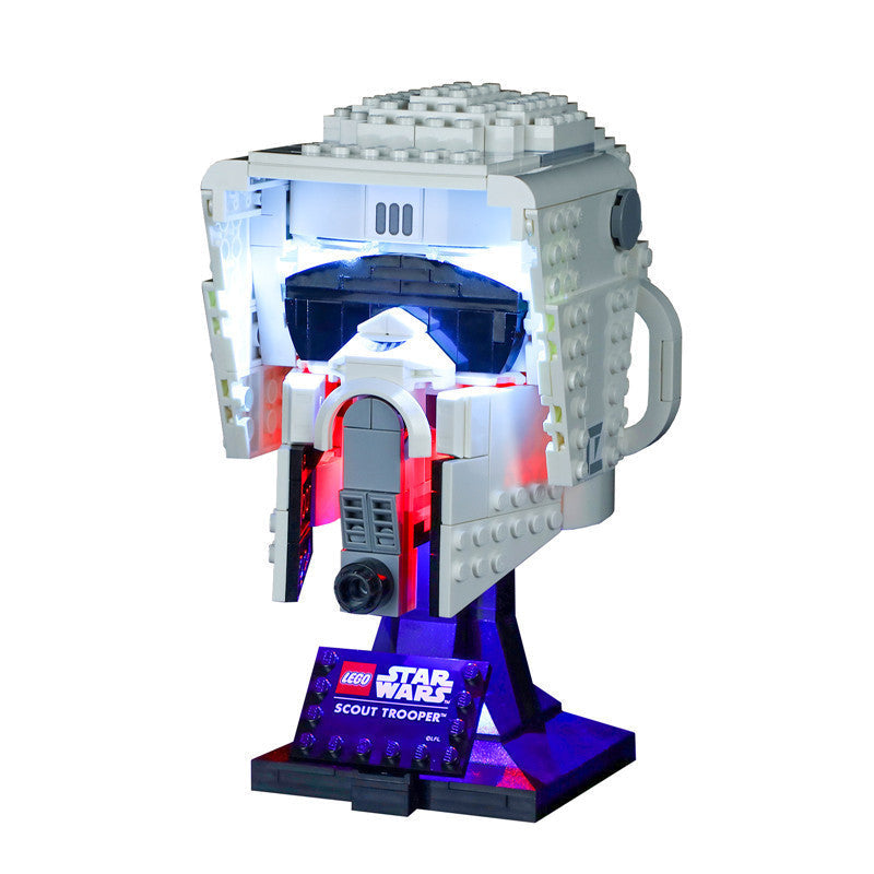 YEABRICKS is compatible with LEGO Star Wars 75305 Scout Helmet LED Lighting Building Blocks Assembly Lights - V.I.P Digital Presence