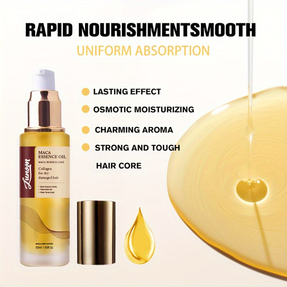 Argan Oil Hair Mask Deep Conditioning Treatment with Collagen | Cold Press Moroccan Oil for Dry Frizzy Curly Fine Hair | Long