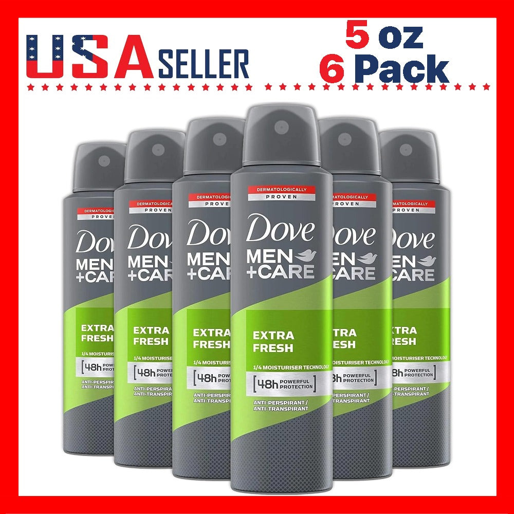 Dove Men+Care Extra Fresh Antiperspirant Spray, 150 ml Cans with Three-Pack or Six-Pack Checkout Options — image 9