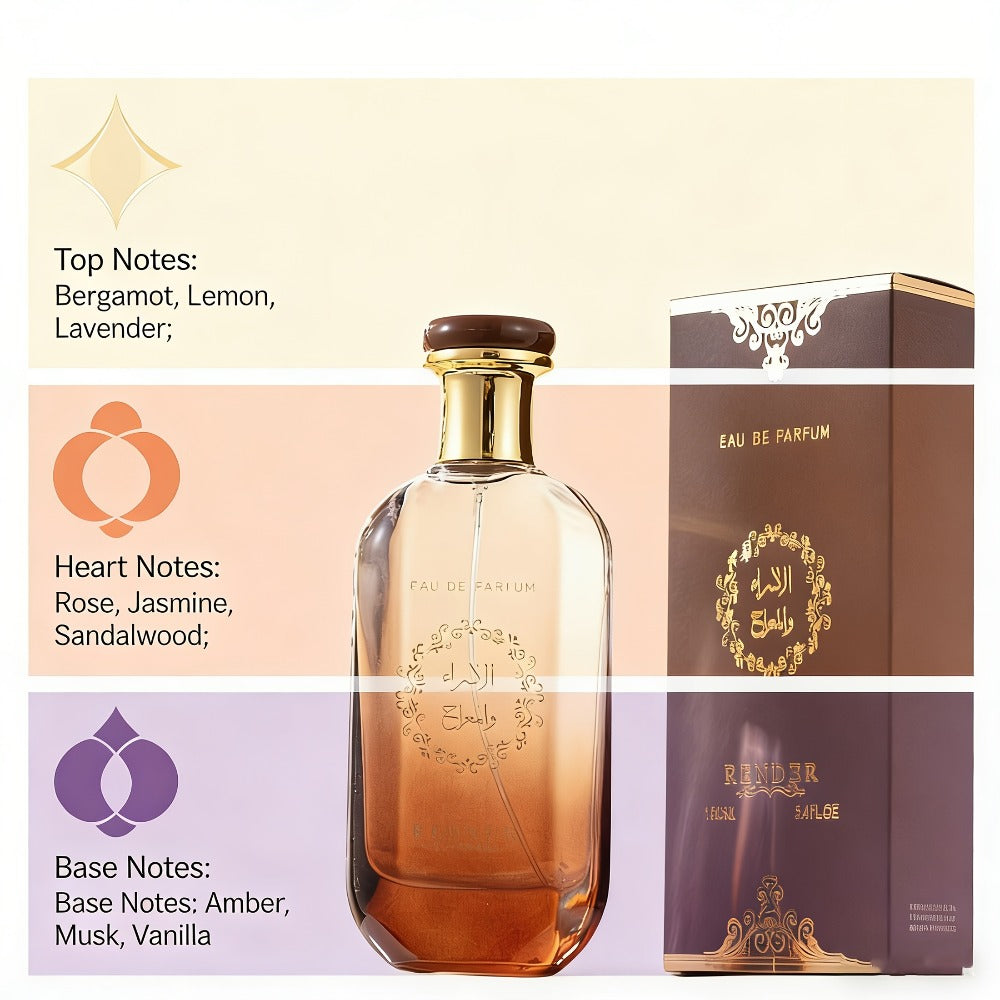 Cologne Spray for Men Desert Knight 3.04 oz with Amber Glass Bottle and Brown Presentation Box — image 8