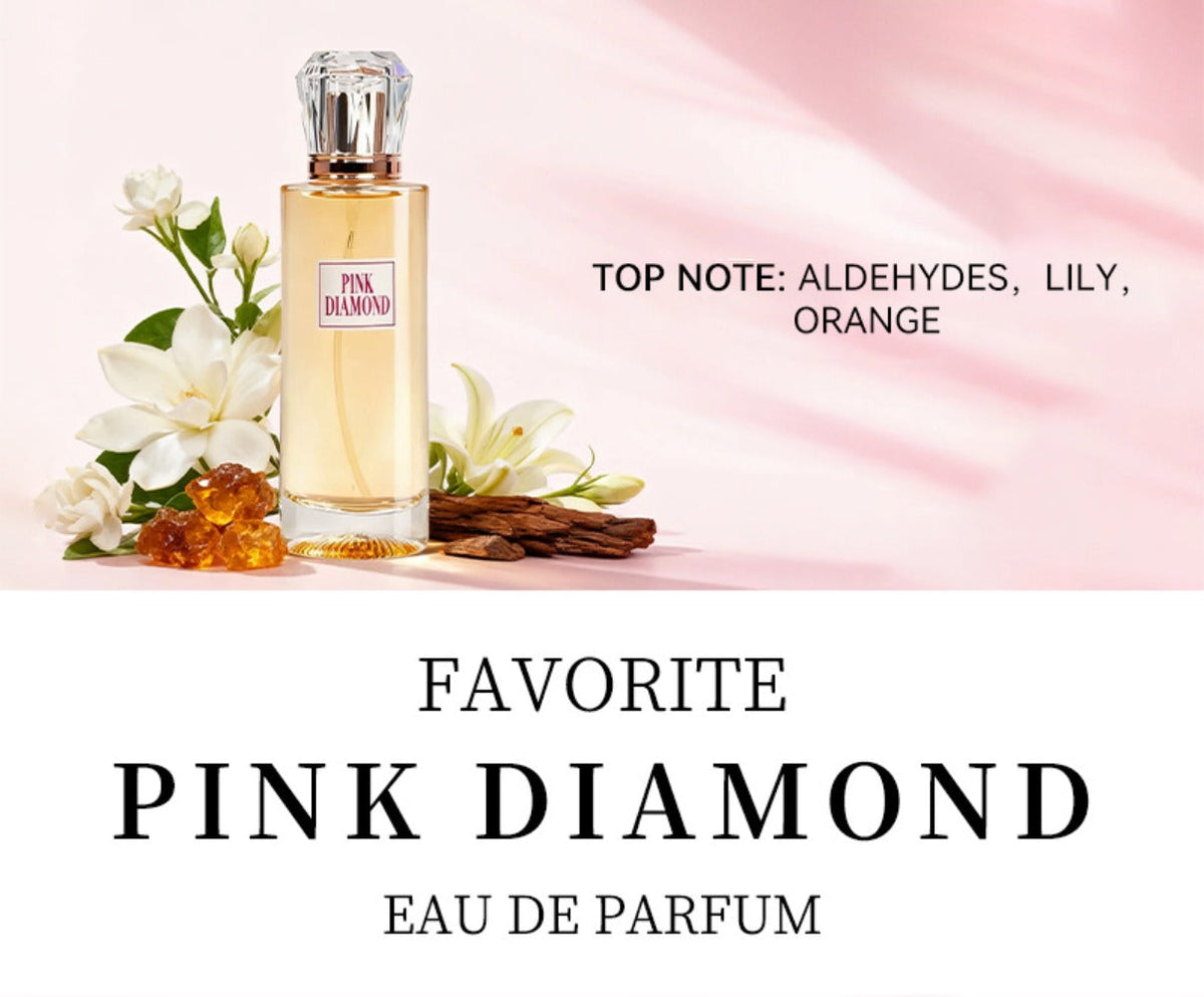 Pink Diamond Eau de Parfum Spray, 3.4 fl oz Bottle with Aldehyde, Lily and Orange Scent Notes — image 9