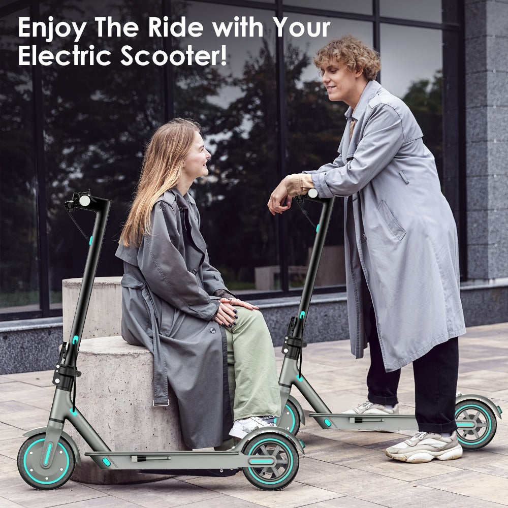 350W Foldable Electric Scooter for Adults 8.5 Inch Solid Tires 3-Speed LCD with the Listed Color, Size or Set Options for Eve