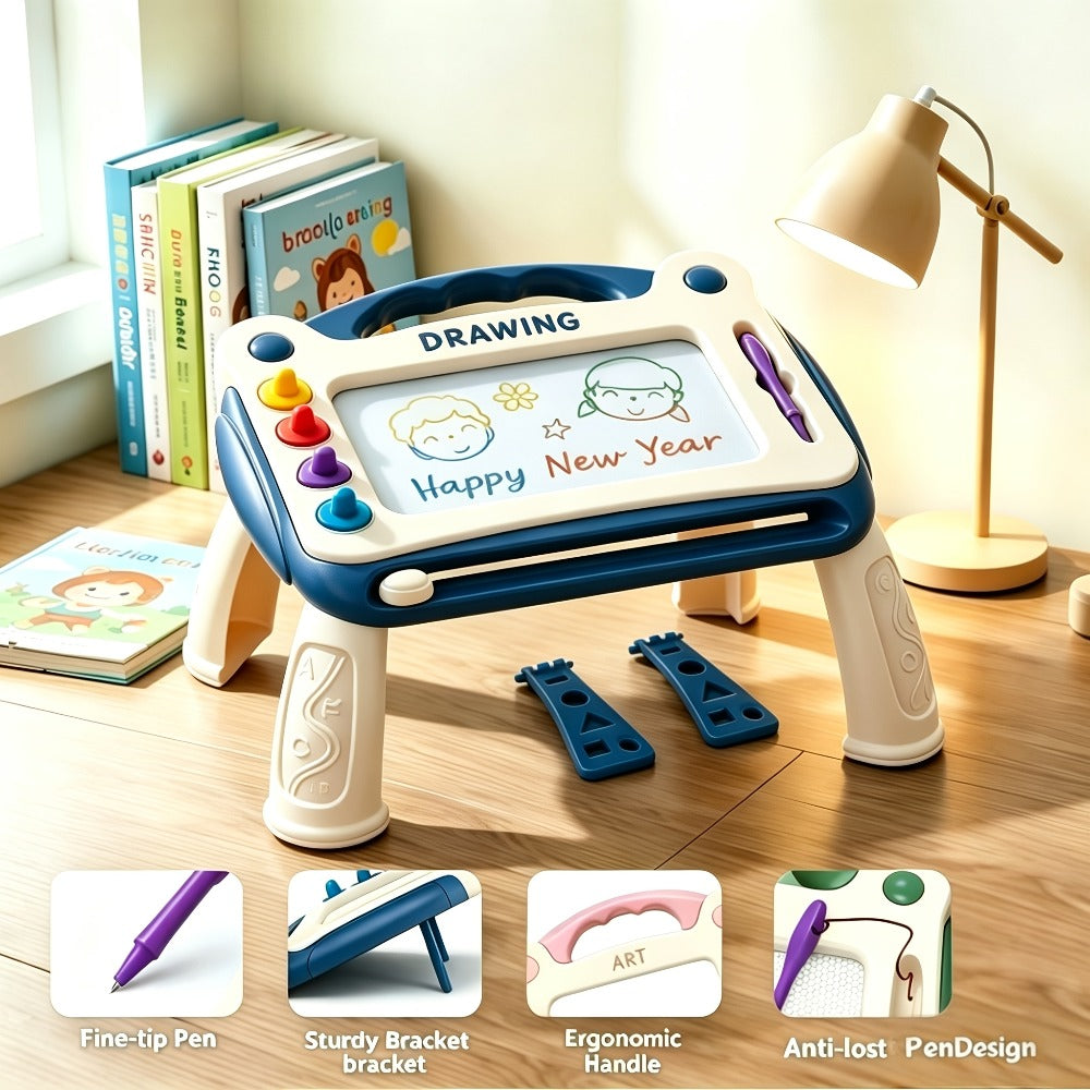 Kids Drawing Board with 4 Stamps 4 Holders and 1 Pen Educational Doodle with the Listed Color, Size or Set Options for Everyd