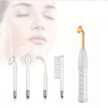 High Frequency Facial Massager 4-in-1 Skin Care Stick Portable Home Use Acne Treatment Rejuvenation Beauty for Home or Salon 