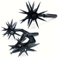 Manual Rotary Garden Cultivator Head with U-Shaped Frame and Detachable Star-Shaped Tine Wheels — image 1