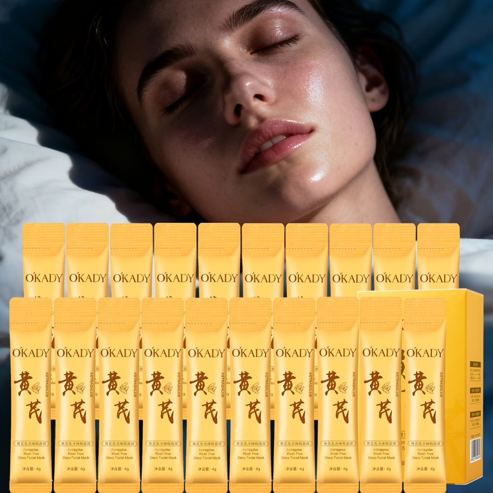 Astragalus Skincare Set 6pcs Antioxidant, Face Cream Essence Cleanser Toner Eye Cream Sleep Mask — image 6